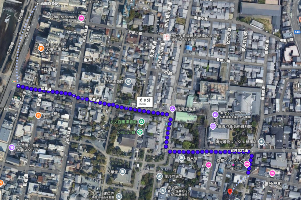 祇園四条駅から安井金比羅宮