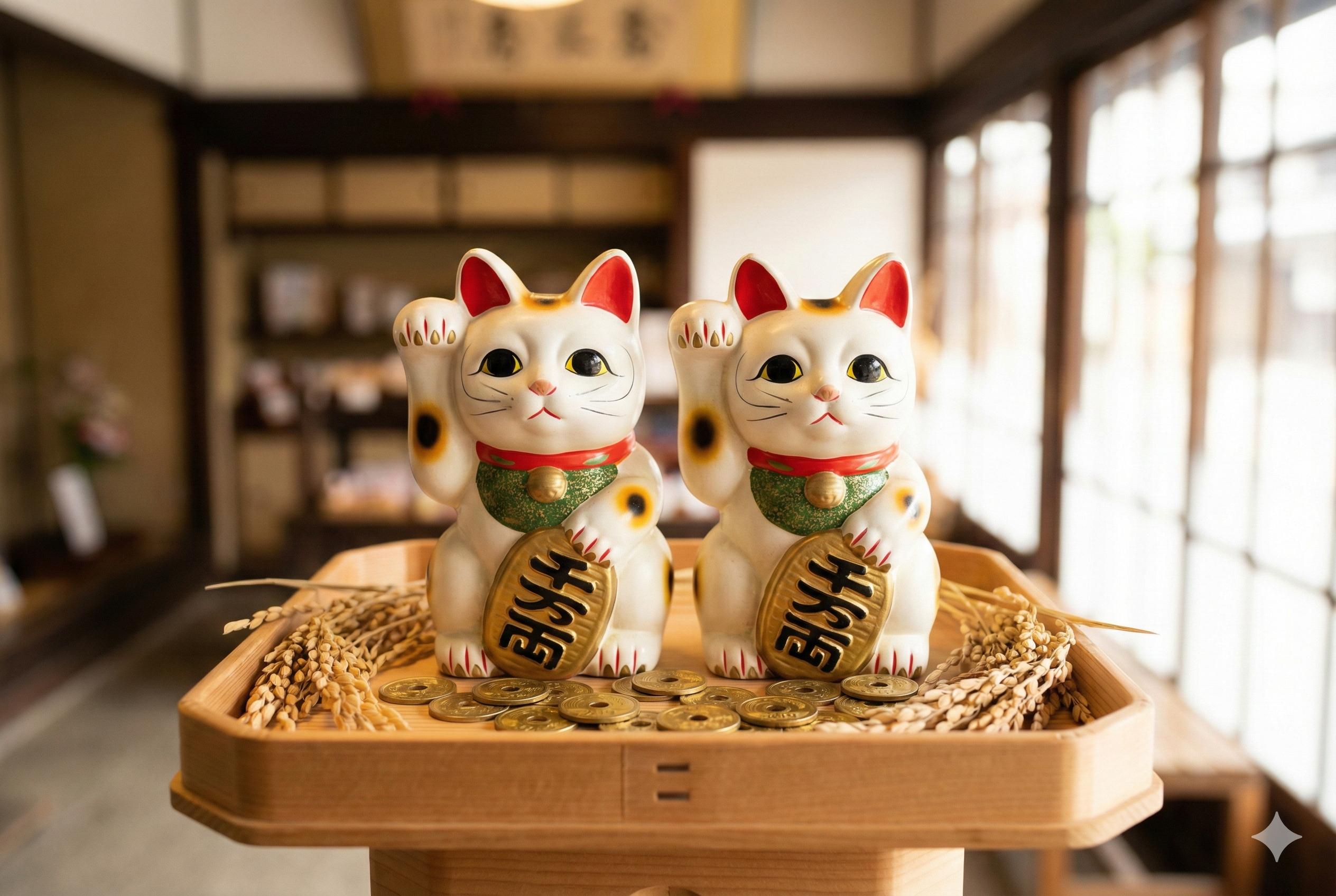 商売繁盛や金運アップのご利益のイメージ画像