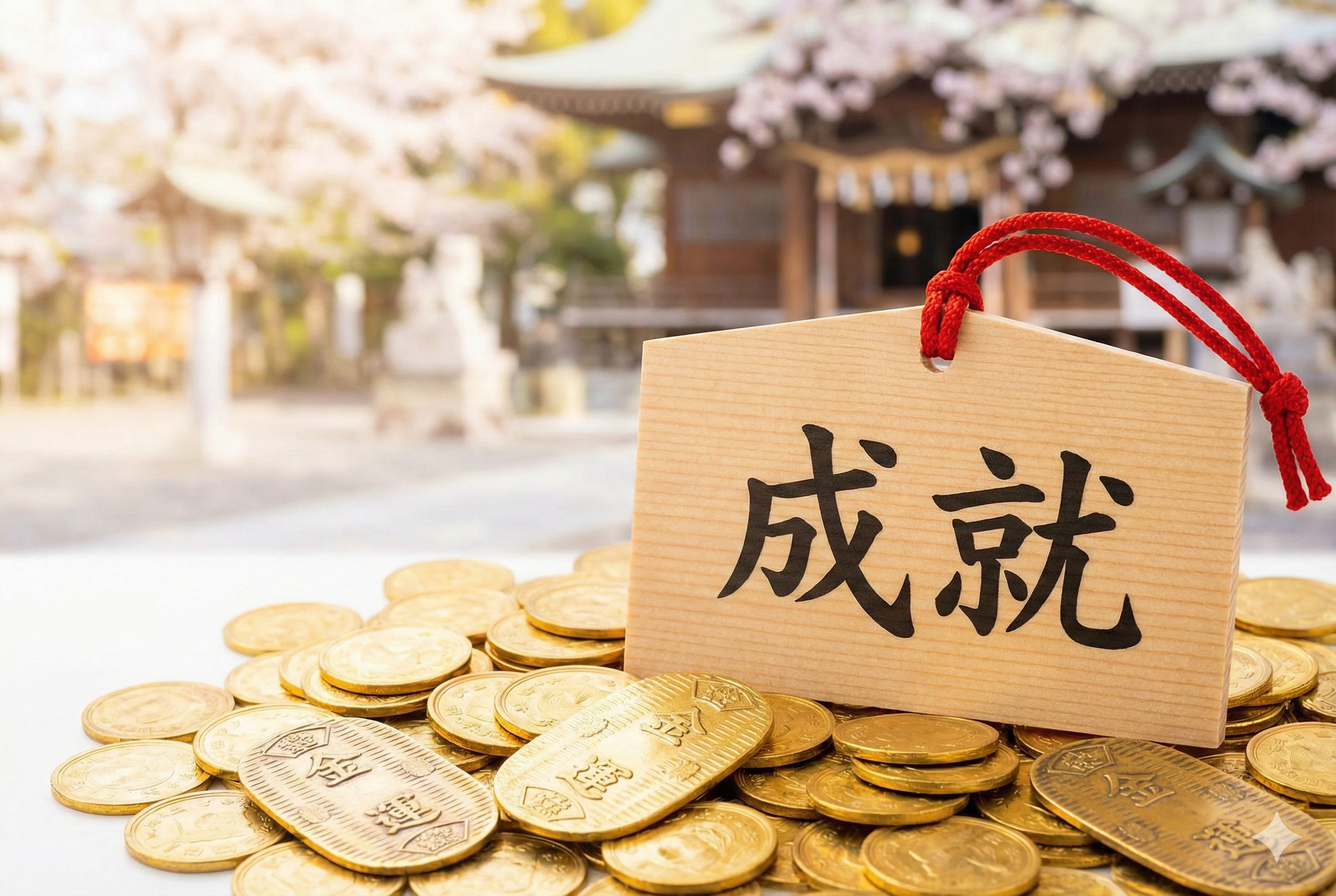大願成就と金運アップのイメージ画像